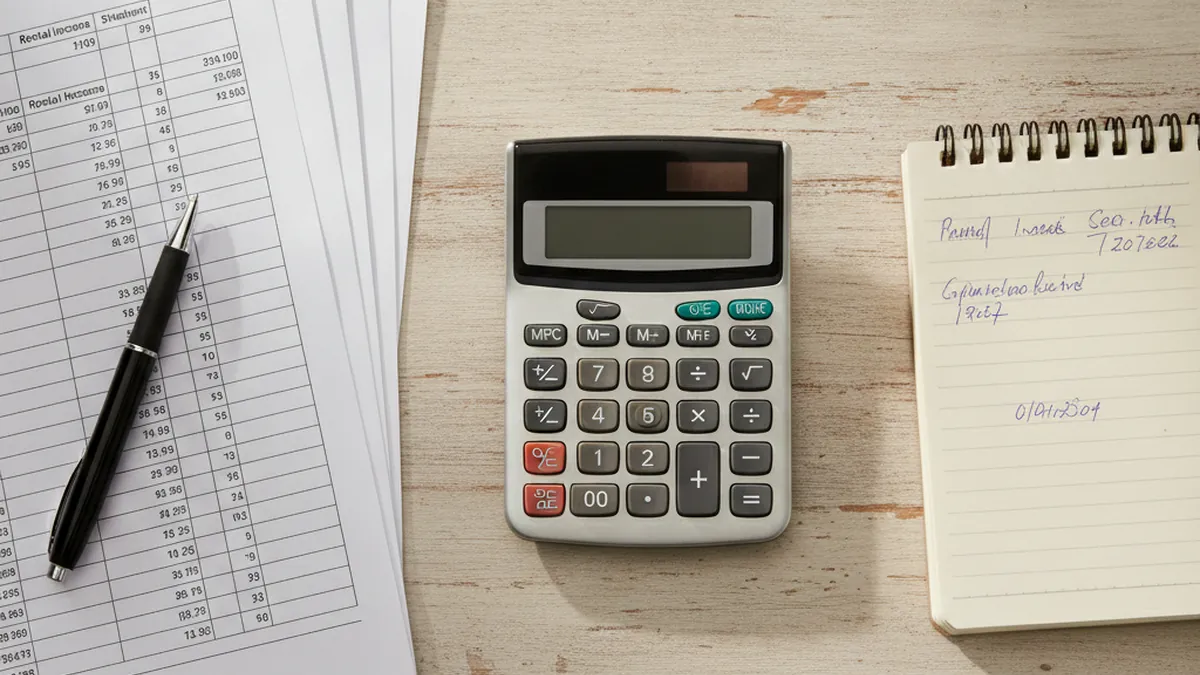 Calculator and financial documents for valuing a duplex using GRM and cap rate