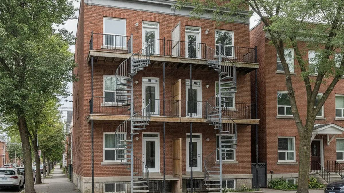 Brick multi-unit income property on the North Shore of Quebec sought by a direct buyer, flipper and fund