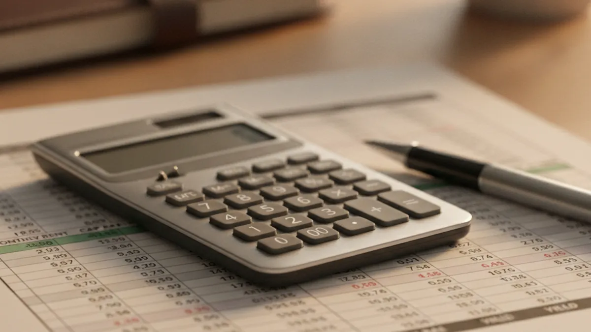 Calculator and spreadsheet illustrating the capitalized discount of a below-market rent for a North Shore plex