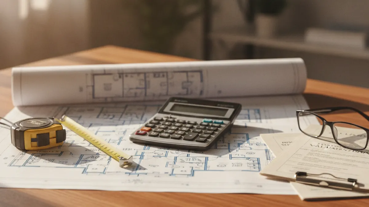 Calculating the price per square foot of a plex on the North Shore from plans and floor area