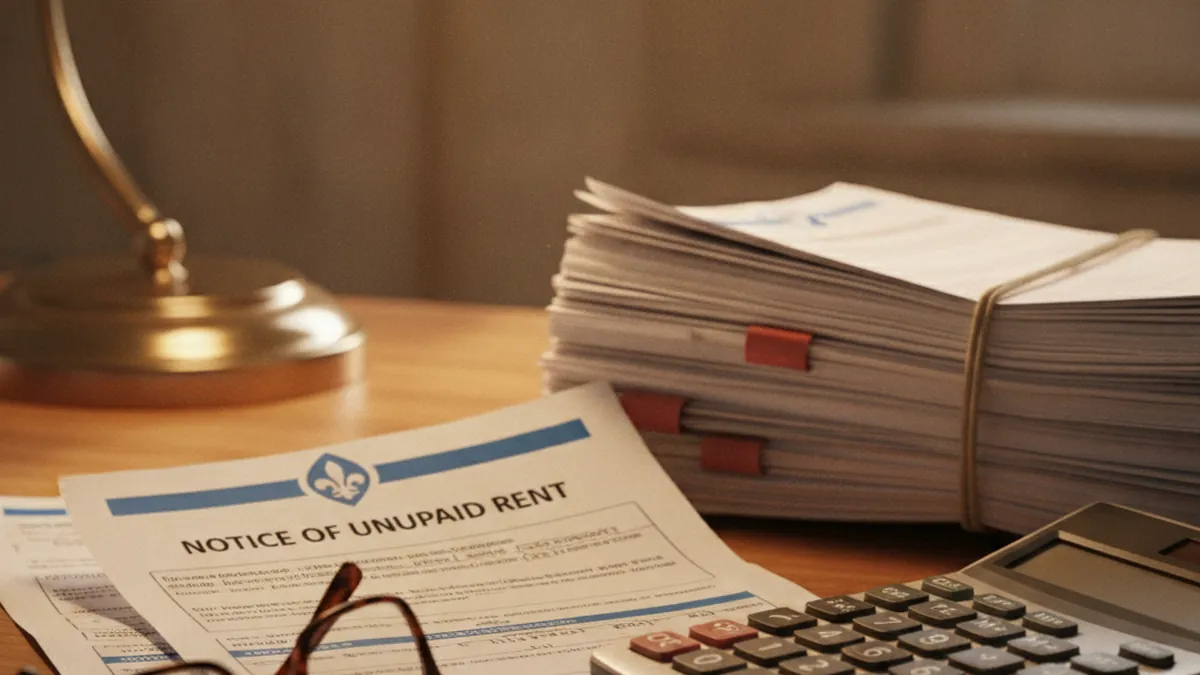 Litige locatif au TAL pour non-paiement de loyer