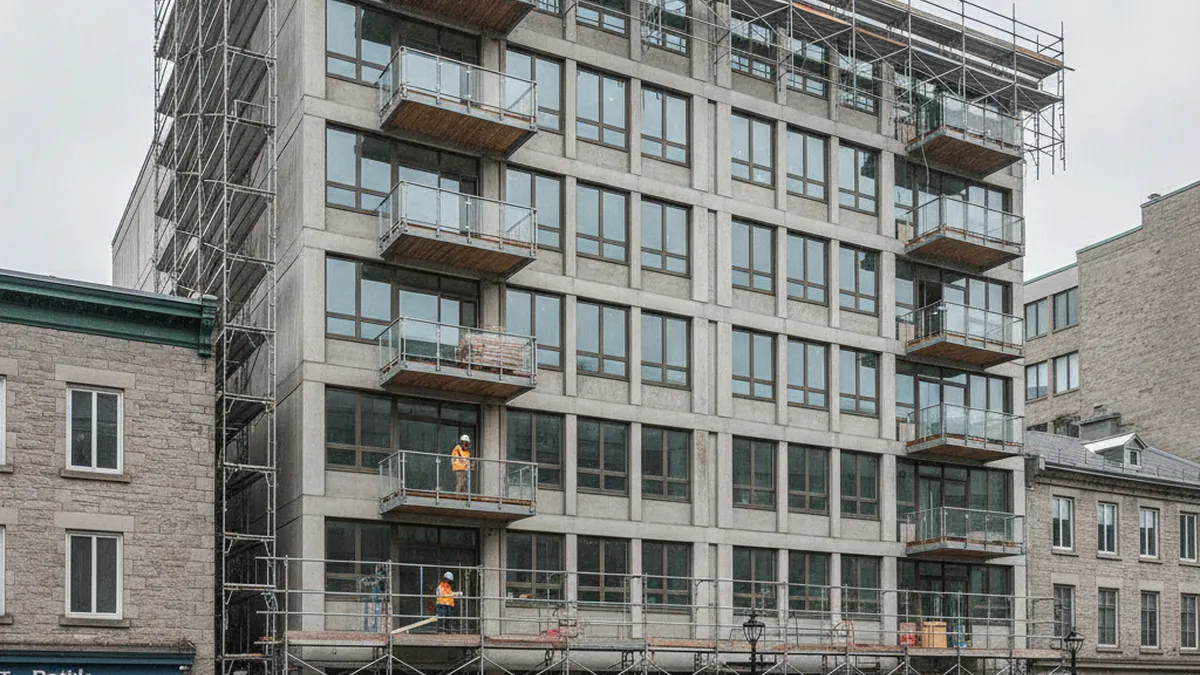 Reconversion de bureaux en logements : un projet typique d'architecte au Québec