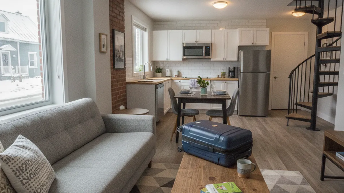 Plex sur la Rive-Nord illustrant la sous-location Airbnb à court terme