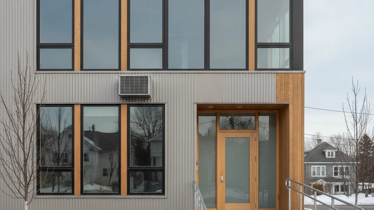 Energy-efficient and accessible residential unit illustrating the pillars of CMHC's MLI Select points system