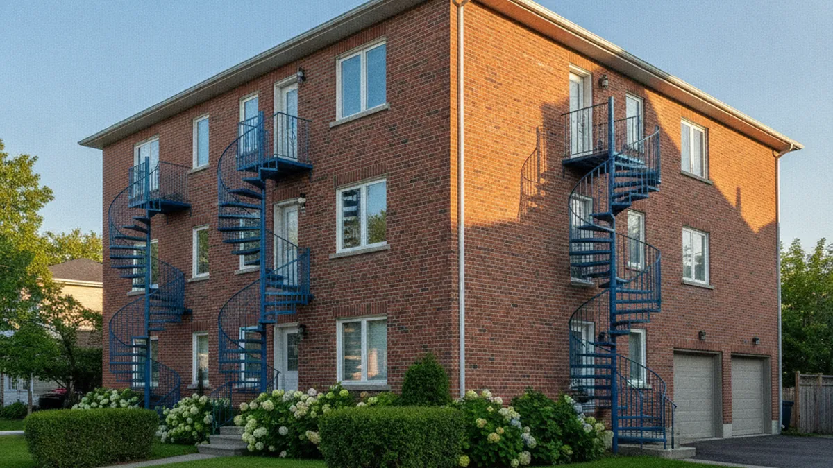 Plex multilogement résidentiel bien entretenu sur la Rive-Nord du Québec, valeur de revente d'immeuble à revenus