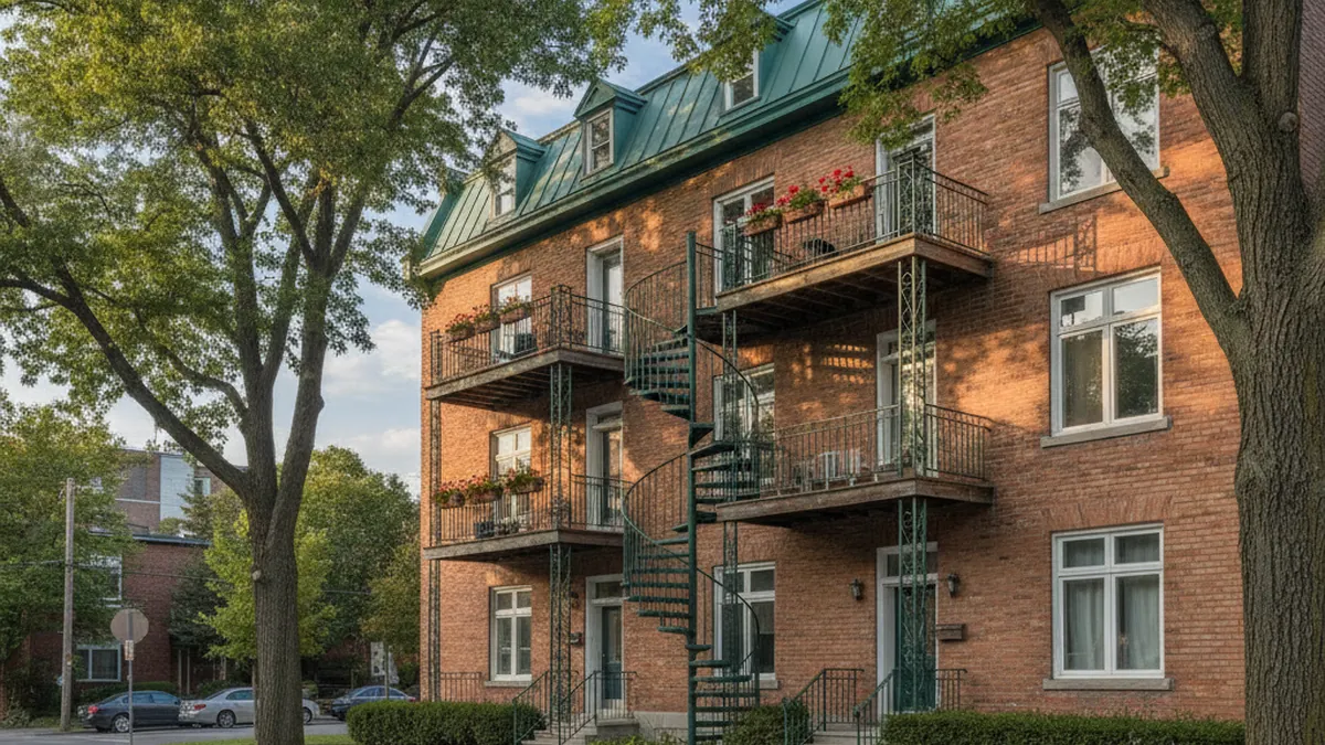 Brick income triplex on the North Shore of Québec sold quickly during a divorce to split assets